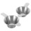 2Pcs Peneira Para Aço Inoxidável Com Fina E 11