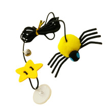 Indoor Cats Activity Toy Door Hanging Cats Toy-Yellow