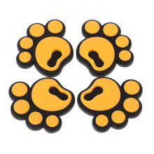 4St Orange PVC Snowboard Och Antislip Pad För Sport