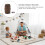 1 Set Weinfass Mini Weinkeller Deko Wohnaccessoire 11