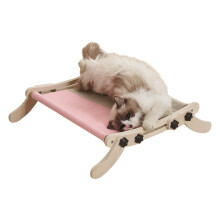Cat Hammock Window Bed Pet Winter Hammock Bed No-gray pink