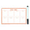 Self-Adhesive Vitbräda Veckokalender Torrtvättbar För 4