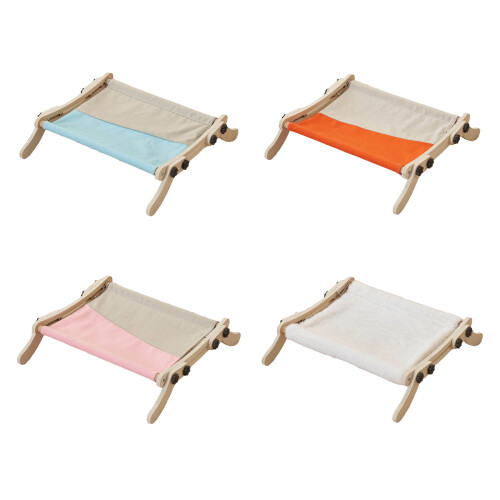 Cat Hammock Window Bed Pet Winter Hammock Bed No-gray pink 1