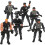 6Pcs Simulerings Soldat Leksak Leklåda Modell Scen 7
