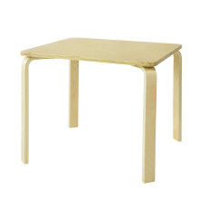 SoBuy Kids Wooden Square Table - Birch, KMB22-N