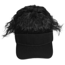 Curly Ponytail Basebollsmössa: Syntetiskt Hårparti För Kvinnor