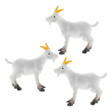 3Pcs Miniatyr Getfigurer, Små Leksaker För DIY Scendekoration