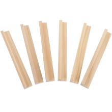 6Pcs Trädominobrickor Med Låda Och Hållare För Utställning
