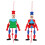 2Stk Holz Marionette Handgefertigte Figur Chic 2