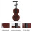 8 Sets Mini Weihnachtsgeige Modell Desktop Instrument 8