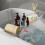 PET Bathtub Tray, Clear Bath Caddy Function-Oriented Design for Spacious Baths – Retractable Waterproof Caddy with Minimalist Aesthetic – Simple 3