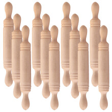 11 Teile Mini Nudelholz Holz Teigrolle Handwerk Deko Requisite