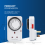 Desiretech Plug-in Timer Switch, 24 Hour Segment Timer,Light Timer Plug Socket to Control Appliances Up to 3120W,Home Security Timer ( Pack of 2 ) 3