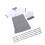 1 Set Unisex Barns Kockkostym Kortärmad , Förkläde Och Hatt 2