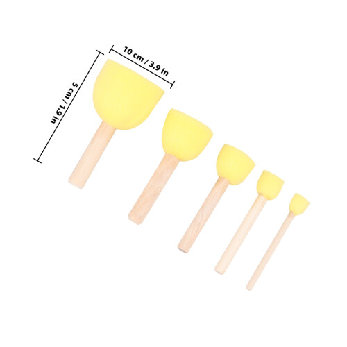 15 Teile -Malpinsel Mit Holzgriff Für Kinder 2