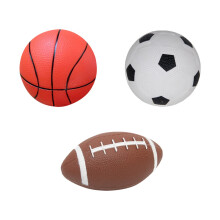 1 Set/3 . Aufblasbarer Ball Kinder Rugby Fußball Basketball