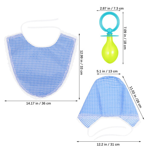 2 Sets Cosplay Baby Mit Hut Für Erwachsene 2