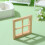4Stk Mini Fensterrahmen Modell Puppenhaus Möbel 4