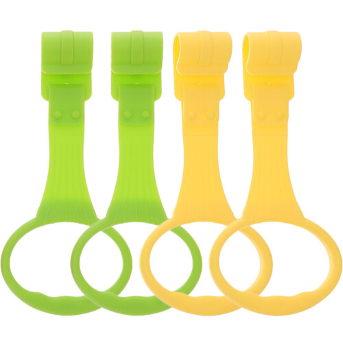 4Pcs Baby Säng Ringar, Sänggaller Dragringar