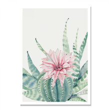 Künstlerisch gestaltete Aquarell-Sukkulenten, hergestellt in den USA, ungerahmte Leinwanddrucke, umweltfreundliche Farbe, verschönert Ihre Wände,
