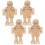 4Stk Holzfigur Puppenmodelle Unbemalt Für Desktop 1