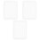 3Stk Kunststoff Experimentier Tablett Hochwertiges Langlebiges 9