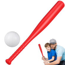 1 Set Kunststoff-Baseballschläger Mit Ball Für Kinder Outdoor-