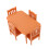 One Set Plastic Mini Dining Table For Small Spaces 4