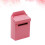 1 Stuks 1 Op 12 Mini Decoratieve Briefbus Model (Roze) 4