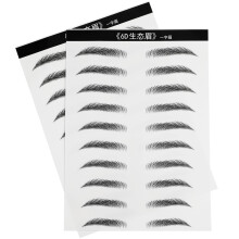 20 Paar 6D Haarähnliche Augenbrauen Aufkleber Zum Abziehen Und Stylen