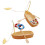 2 Sets Mini Fischerboot Kunststoff 11
