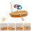 2 Sets Mini Fischerboot Kunststoff 4