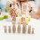 50 Stuks Onafgewerkte Peg Diy Handwerk 8
