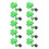 10Stk Schnurrbart Clips St Patricks Day Glänzender Anhänger 1