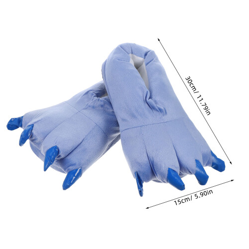 Unisex Pfote Hausschuhe Größe L 2