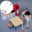 2 Sets Mini Microfoon Model Poppenhuis Microfoonrek 5