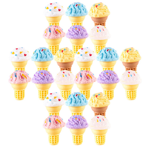 24 Teile Mini Lebensmittel Eiscreme Harz Imitat Für Spielküche