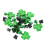 10Stk Schnurrbart Clips St Patricks Day Glänzender Anhänger 10