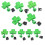 10Stk Schnurrbart Clips St Patricks Day Glänzender Anhänger 5