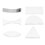 1 Set 6 Teile Optisches Linsenkit Physik Lehrmittel Transparent 2