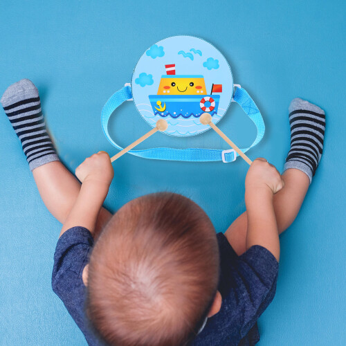 1 Set Cartoondrum Percussieinstrument Drum Speelgoed Kinderen 2