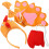 1 Set Kinderkip Hoofdband Stropdas Handschoenen 5