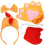 1 Set Kinderkip Hoofdband Stropdas Handschoenen 10