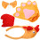 1 Set Kinderkip Hoofdband Stropdas Handschoenen 7