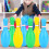 2 Sets Kinder-Bowling Mit Kegeln Und Für 4