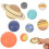 1 Set Planetenmodelle Sonnensystem Lernspielzeug Geschenk 1