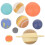 1 Set Planetenmodelle Sonnensystem Lernspielzeug Geschenk 8