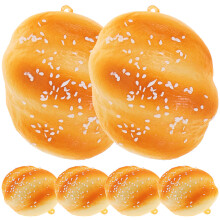 6Stk Pu Sesambrötchen Brotmodell Spielzeug Fotoprop