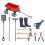 1 Set Gartengeräte Für Puppenhaus 10