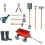 1 Set Gartengeräte Für Puppenhaus 3
